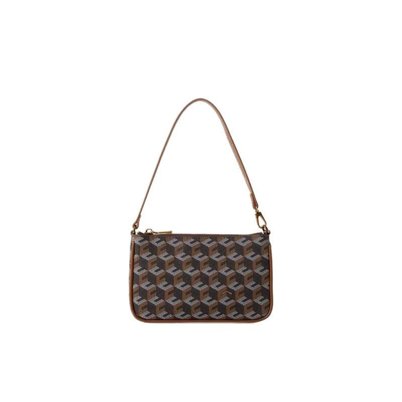 Tote Bag Leather Monogram - Women Monogram Shoulder Bag Underarm Canvas