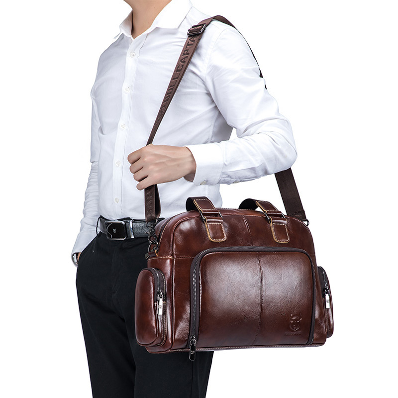 Luxury Bags That Fit Laptop - Genuine Leather Handbag for Man Luxury
