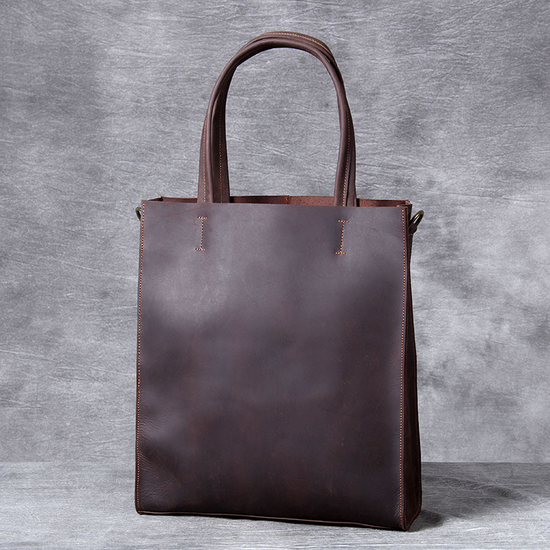 Vintage genuine leather men ha - Luxury Bags That Fit Laptop review and price