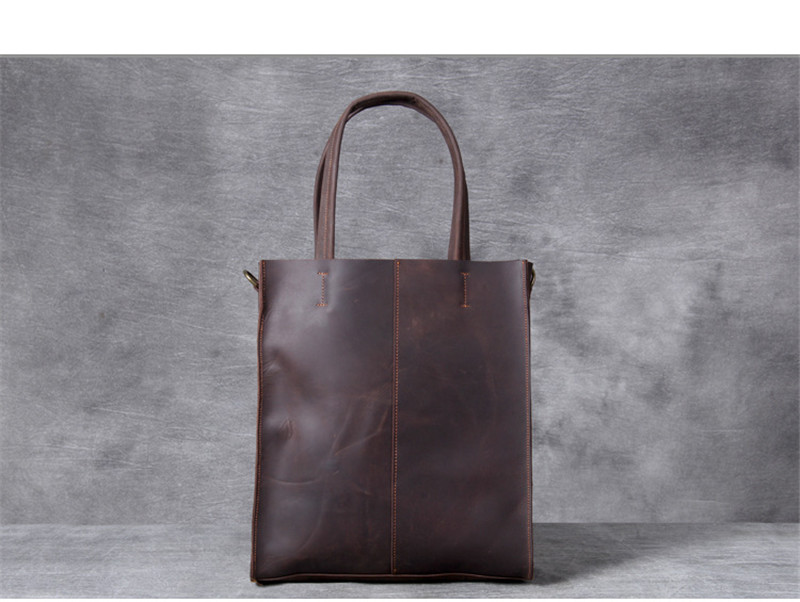 Vintage genuine leather men ha - Luxury Bags That Fit Laptop review and price