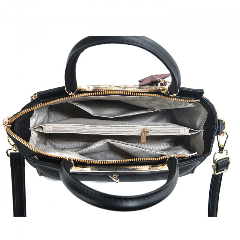 Stylish women's handbag, solid - Luxury Bags Women review and price