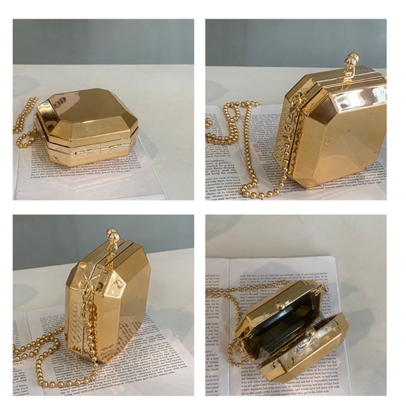 Mini Luxury Gold Party Evening - Luxury Bags Women review and price