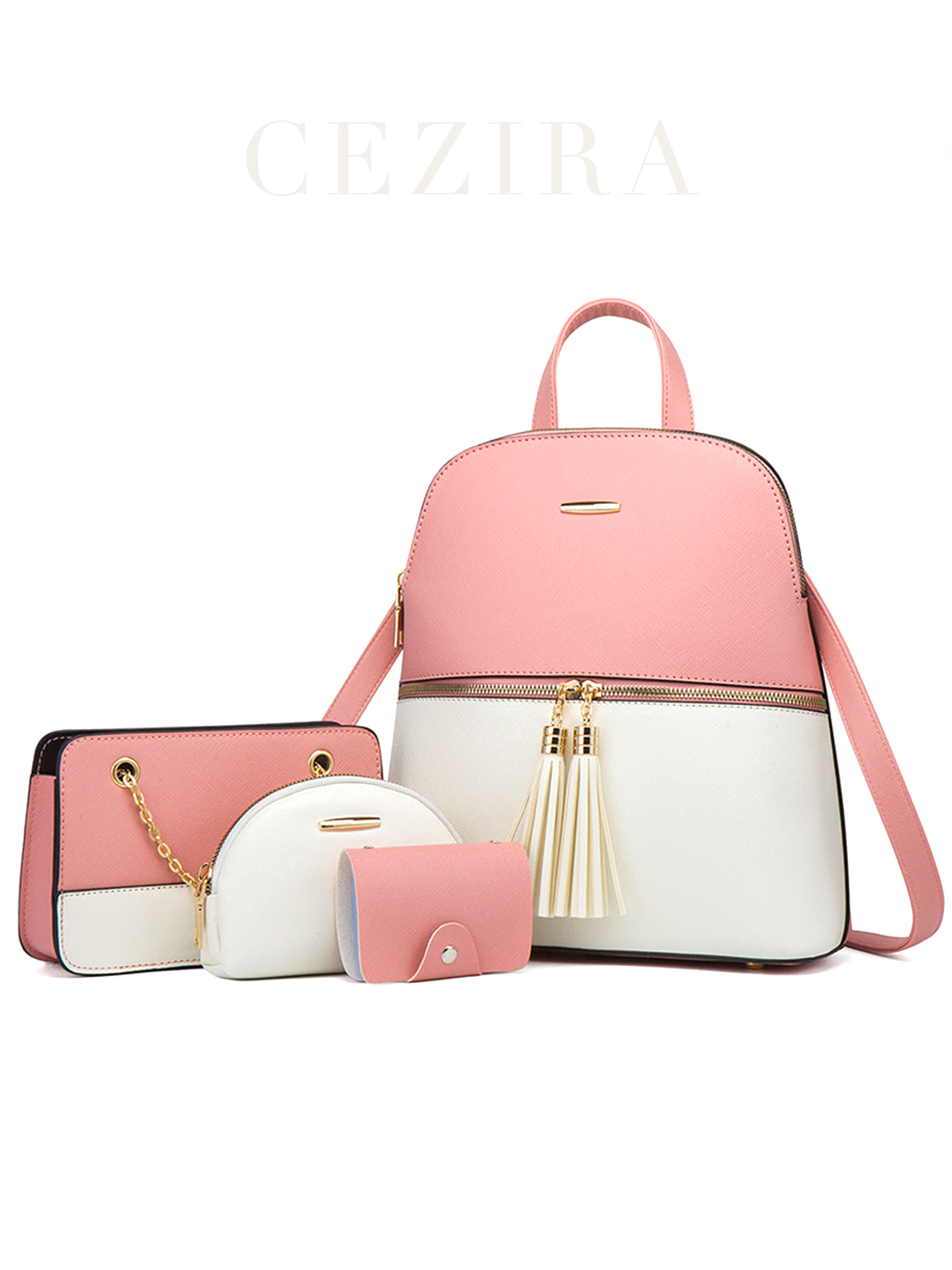 4 PCS Bags Set Women's Fashion - Luxury Bags Vegan review and price