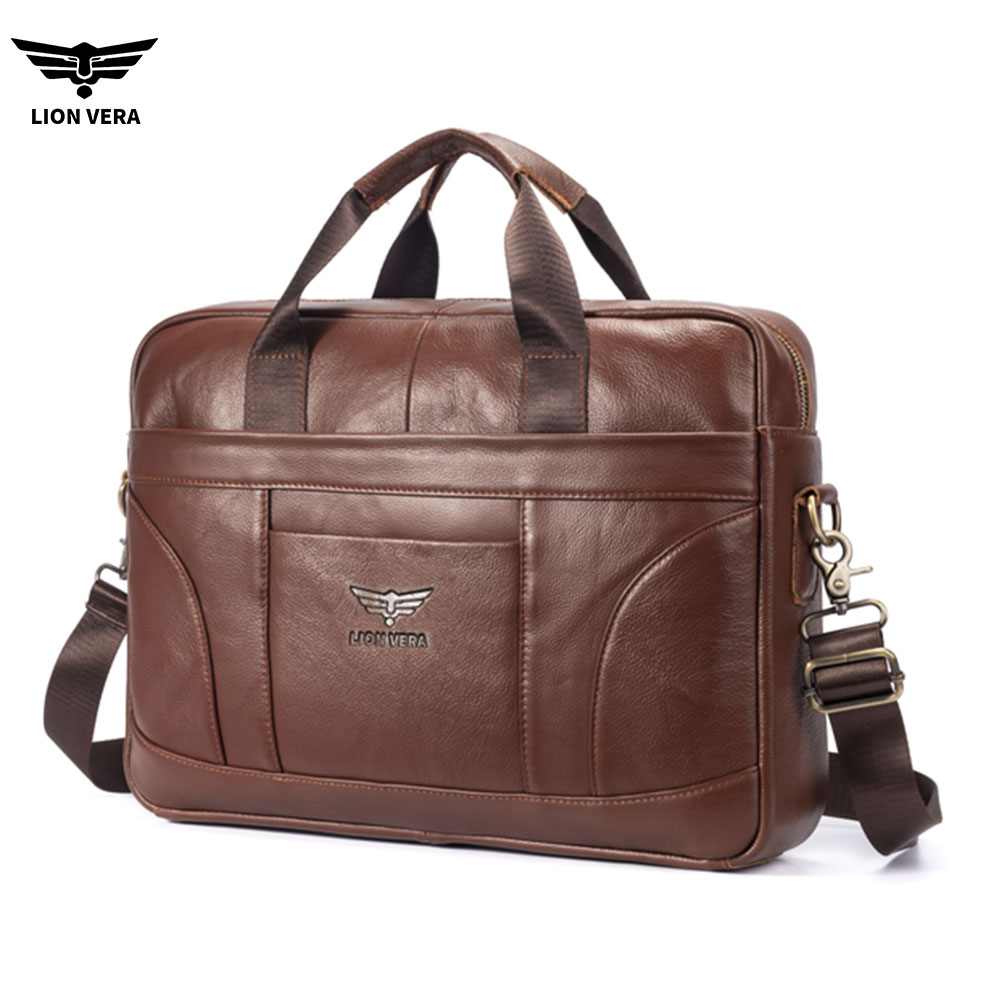 LION VERA Genuine Leather Buss - Luxury Bags That Fit Laptop review and price